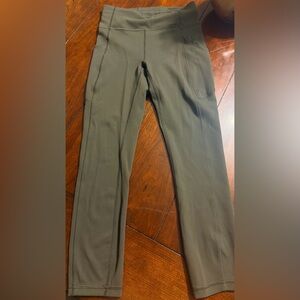 Lululemon Olive Green Leggings 23”